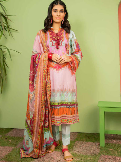 Luxury Digital Printed Lawn With Tissue Silk Duppata GSR2103A7