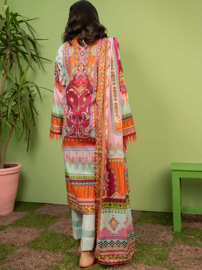 Luxury Digital Printed Lawn With Tissue Silk Duppata GSR2103A7
