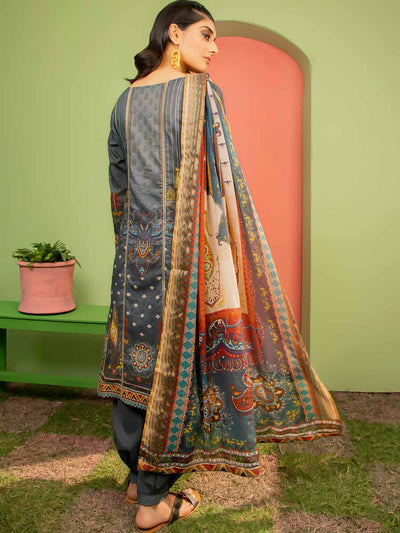 Luxury Digital Printed Lawn With Tissue Silk Duppata GSR2103A8