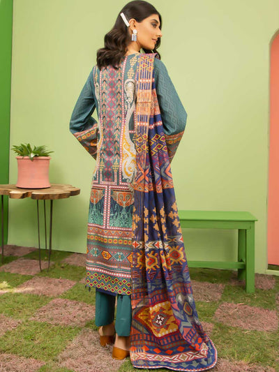 Luxury Digital Printed Lawn With Tissue Silk Duppata GSR2103A2