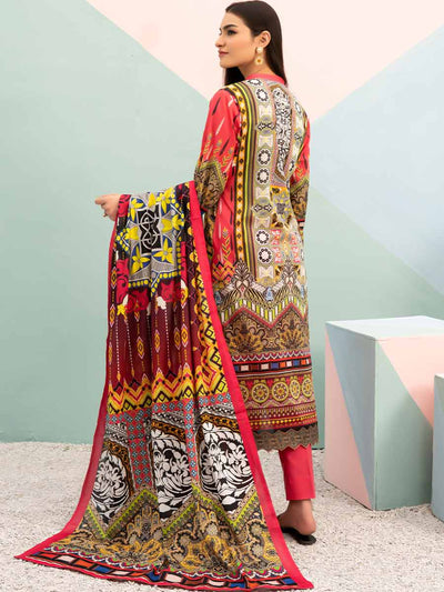 Luxury Digital Printed Lawn With Check Lawn Duppata GJP2103A1