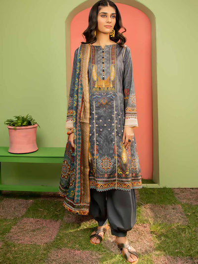 Luxury Digital Printed Lawn With Tissue Silk Duppata GSR2103A8