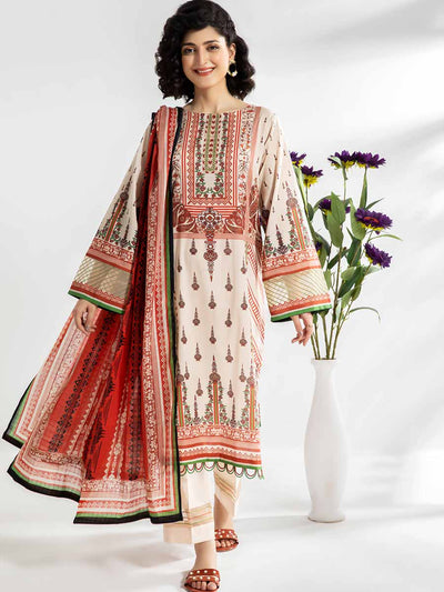Luxury Digital Printed Lawn With Digital Printed Check Lawn Duppata GJP2104A11