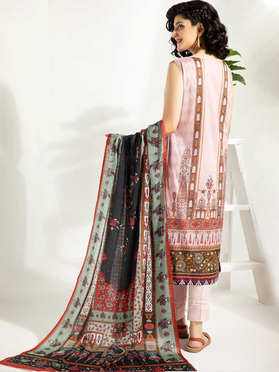 Luxury Digital Printed Lawn With Digital Printed Check Lawn Duppata GJP2104A8