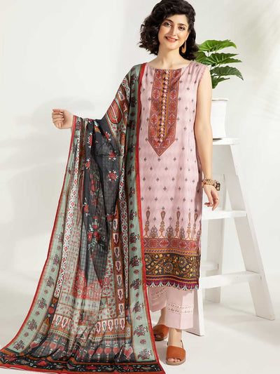 Luxury Digital Printed Lawn With Digital Printed Check Lawn Duppata GJP2104A8