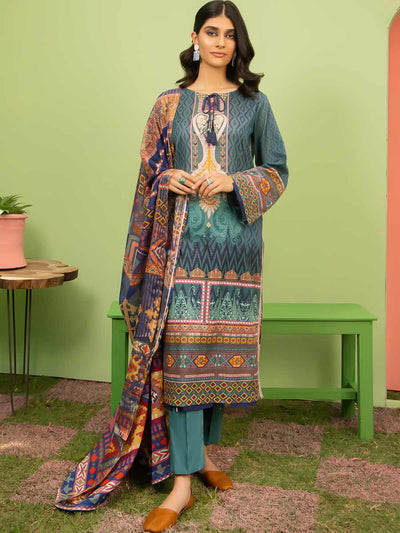 Luxury Digital Printed Lawn With Tissue Silk Duppata GSR2103A2