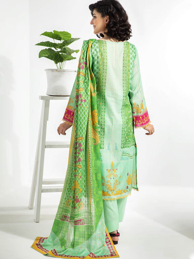 Luxury Digital Printed Lawn With Digital Printed Check Lawn Duppata GJP2104A10