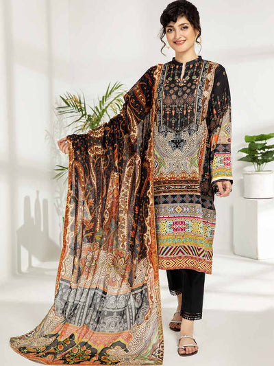 Luxury Digital Printed Lawn With Digital Printed Organza Duppata GJRR2102A10