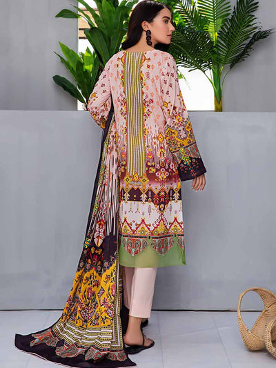 Luxury Digital Printed Lawn With Digital Printed Swiss Voile Duppata SOH2103A2