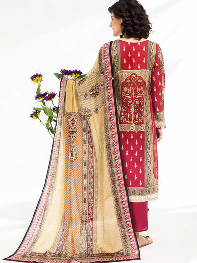 Luxury Digital Printed Lawn With Digital Printed Check Lawn Duppata GJP2104A3