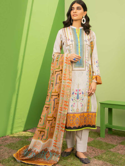 Luxury Digital Printed Lawn With Tissue Silk Duppata GSR2103A4